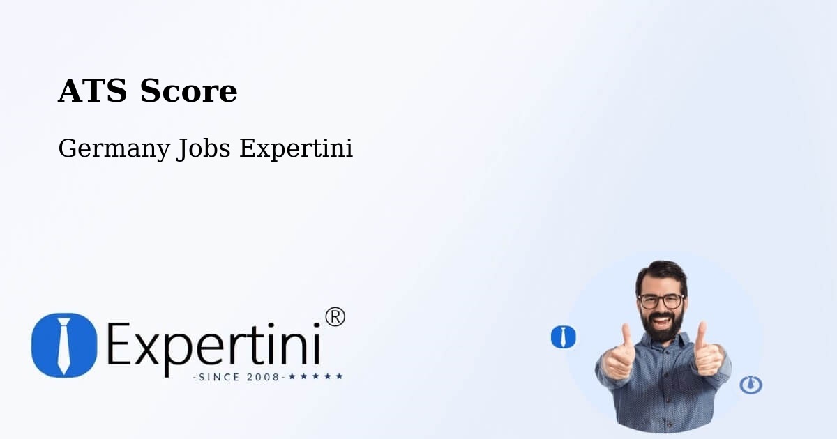 Resume ATS Score & Job Description Match Tool – Bad Bocklet - Germany Jobs Expertini